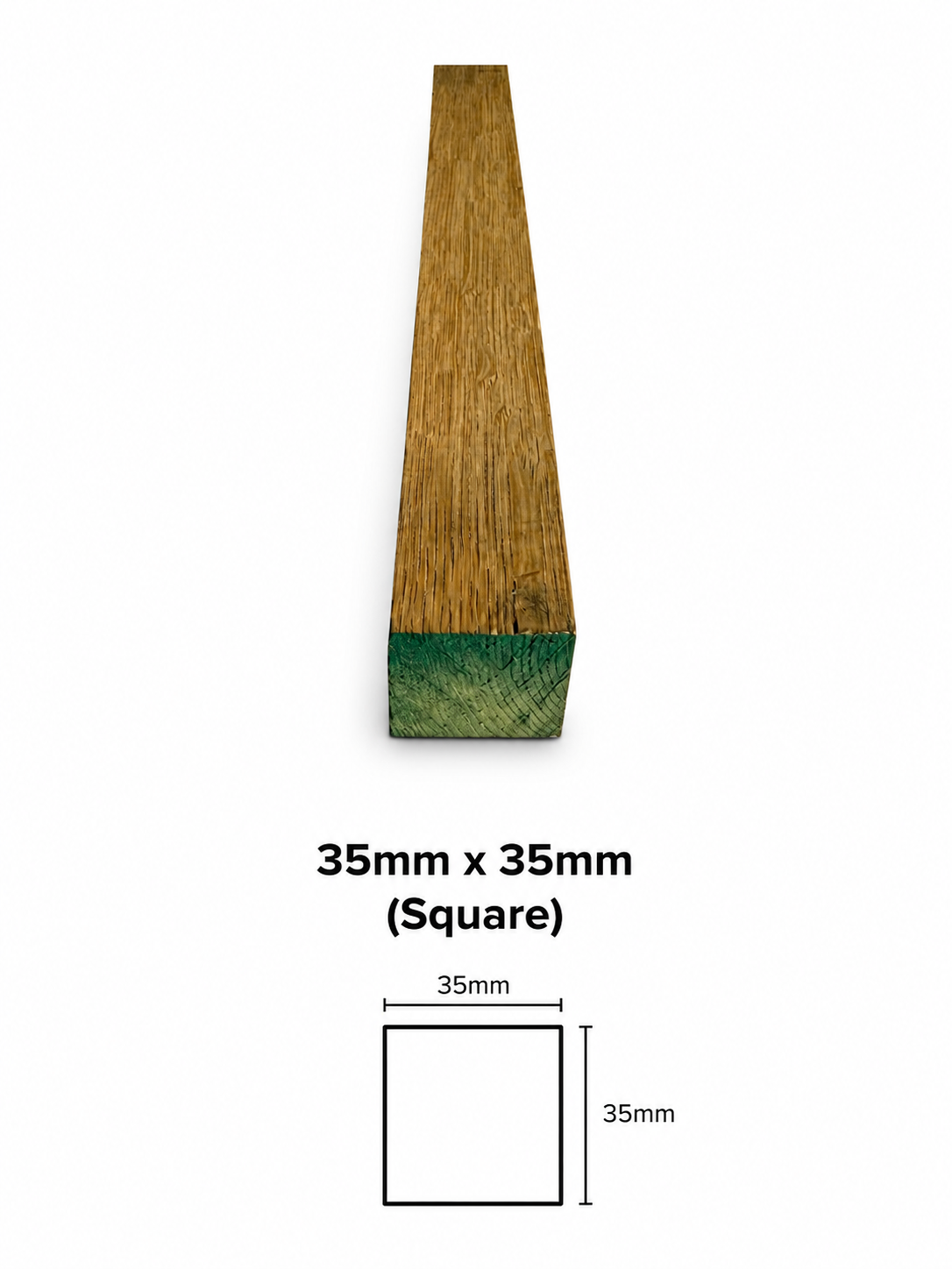 35 x 35 American White Oak Rustic D4S