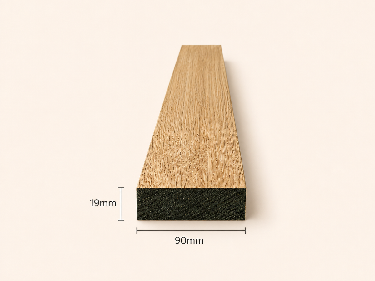 90 x 19 American White Oak Timber