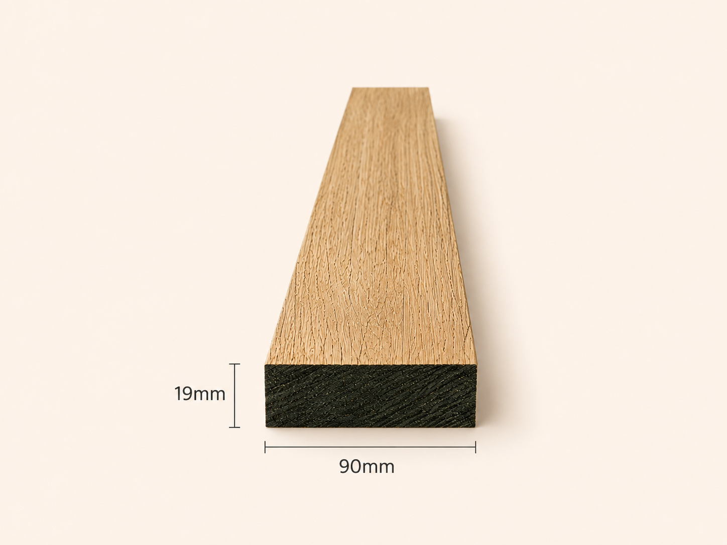 90 x 19 American White Oak Timber
