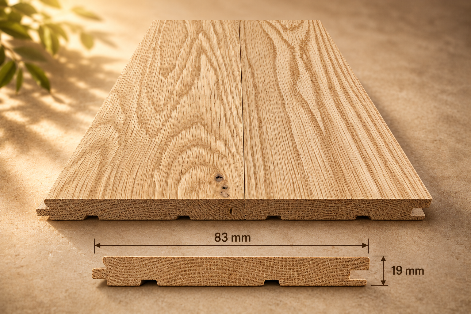 83 x 19 American White Oak Prime Grade T&G