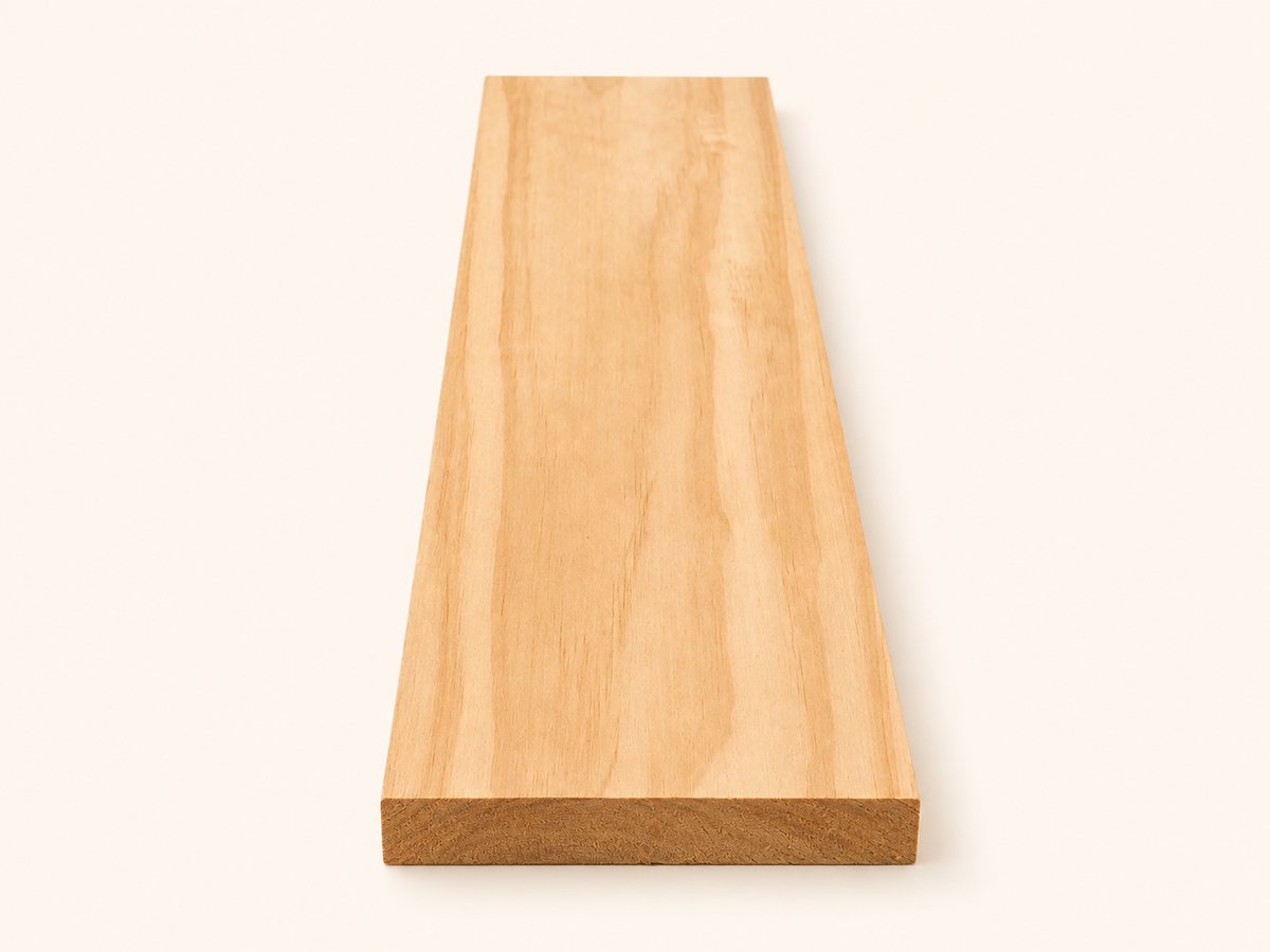 115 x 18 Pine Clear Dress 4 Sides Untreated
