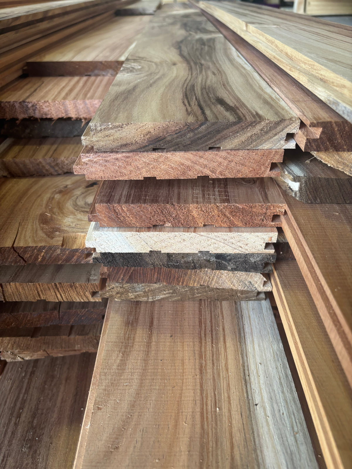 128 x 18 Blackwood T&G Feature Grade