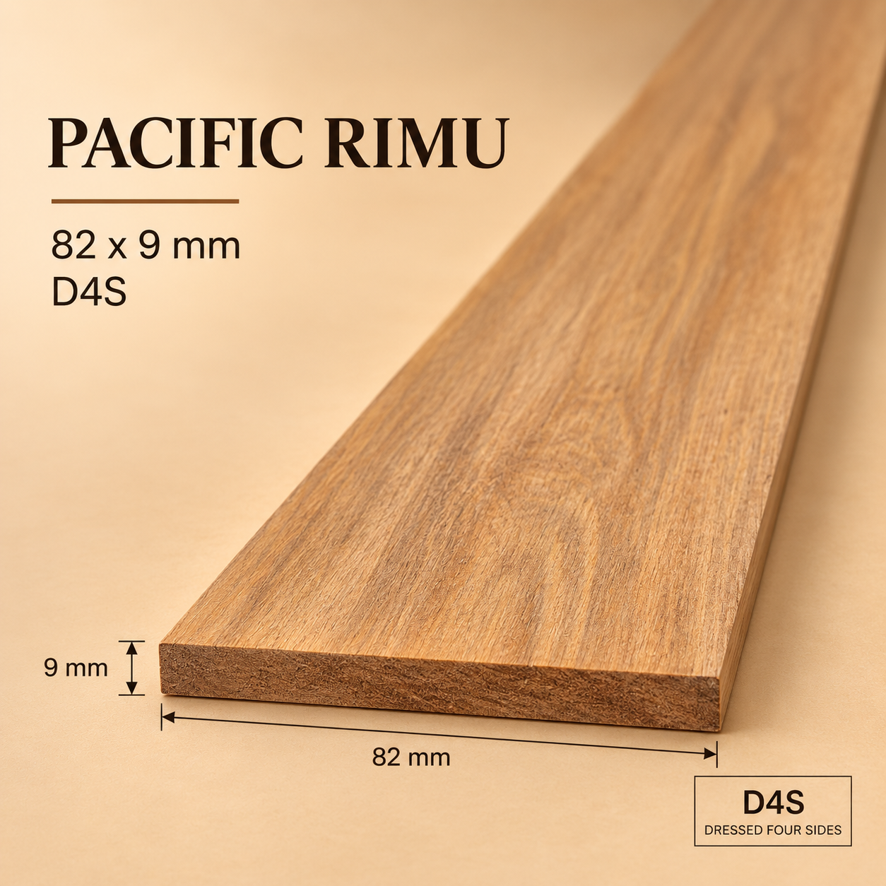 82 x 9 Pacific Rimu D4S