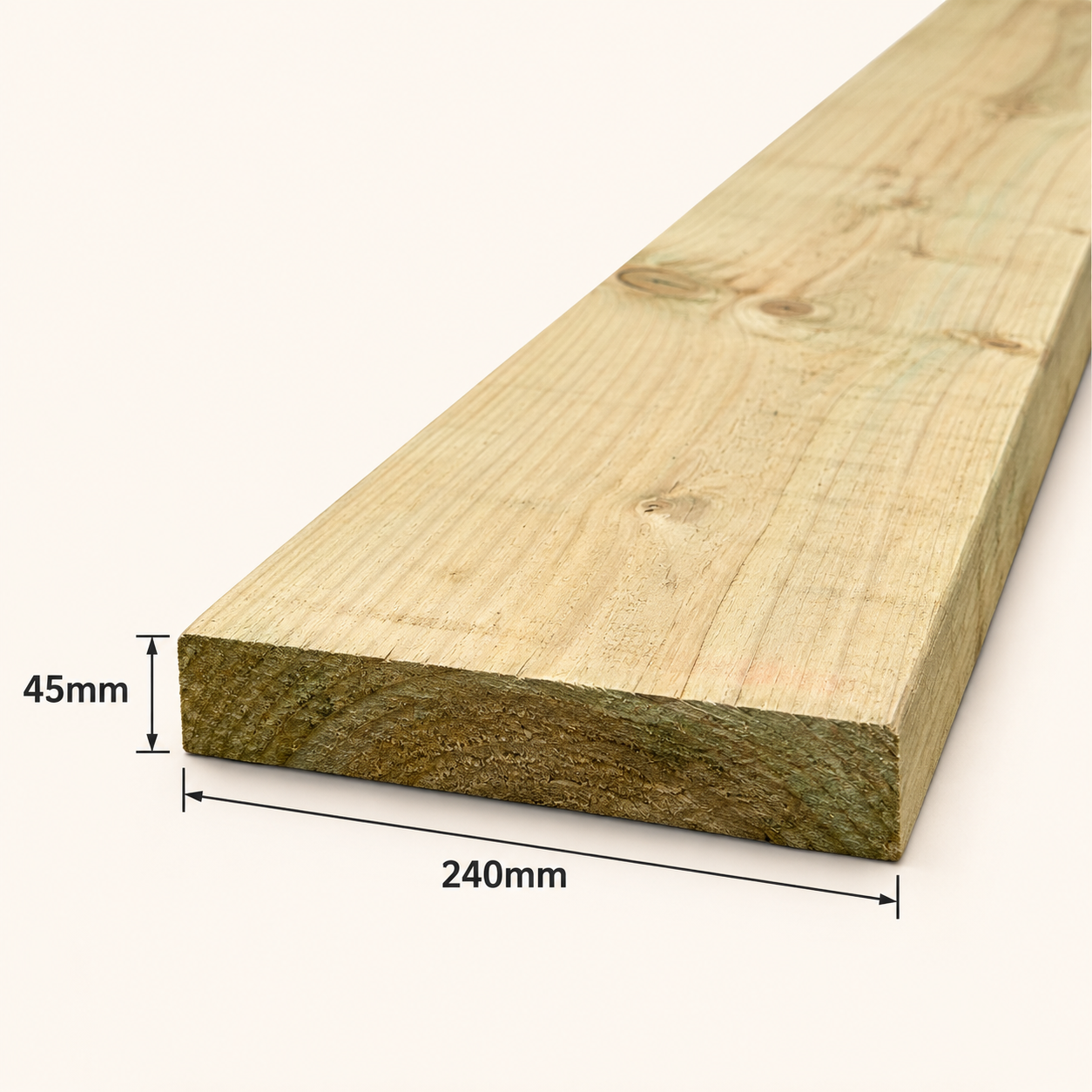 240 x 45mm H3.2 treated non-structural pine